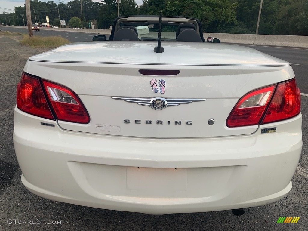 2010 Sebring Touring Convertible - Stone White / Dark Khaki/Light Graystone photo #4
