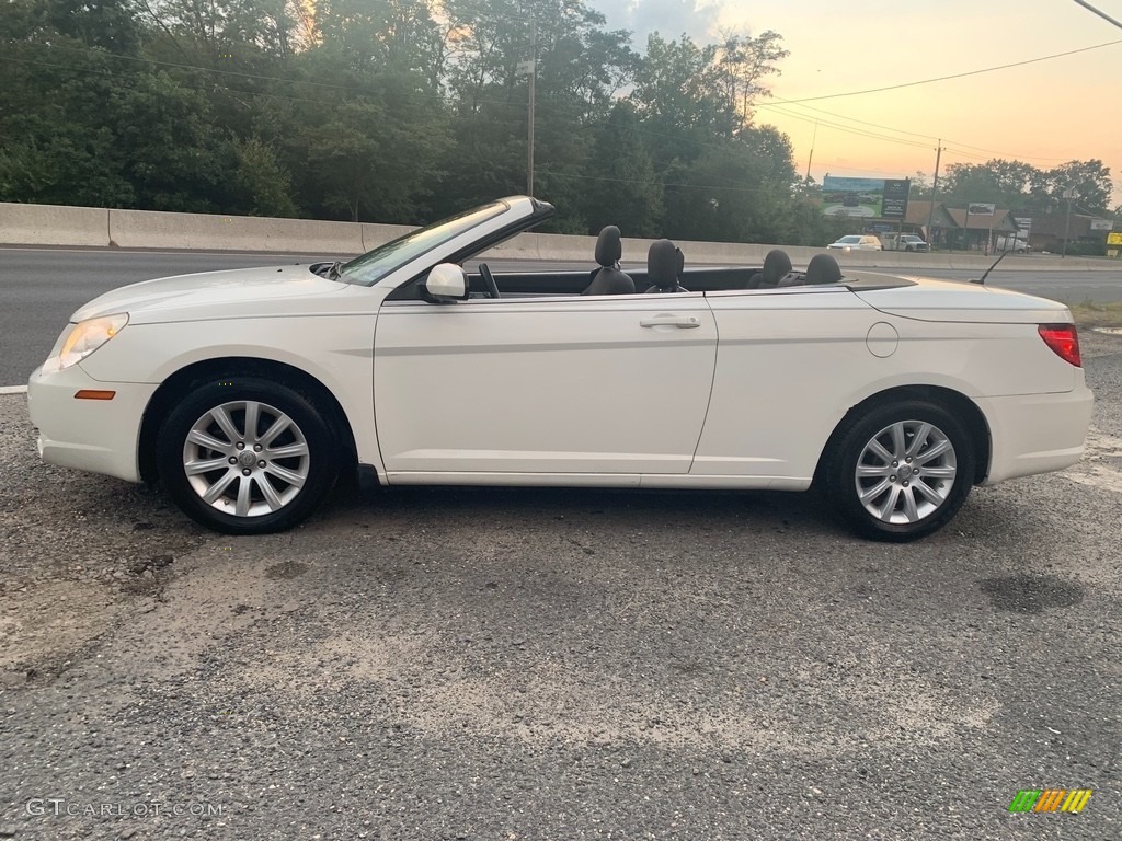 2010 Sebring Touring Convertible - Stone White / Dark Khaki/Light Graystone photo #6