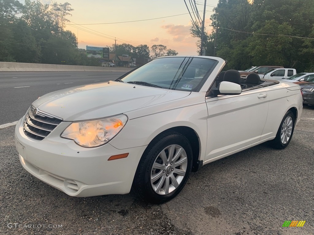 2010 Sebring Touring Convertible - Stone White / Dark Khaki/Light Graystone photo #7