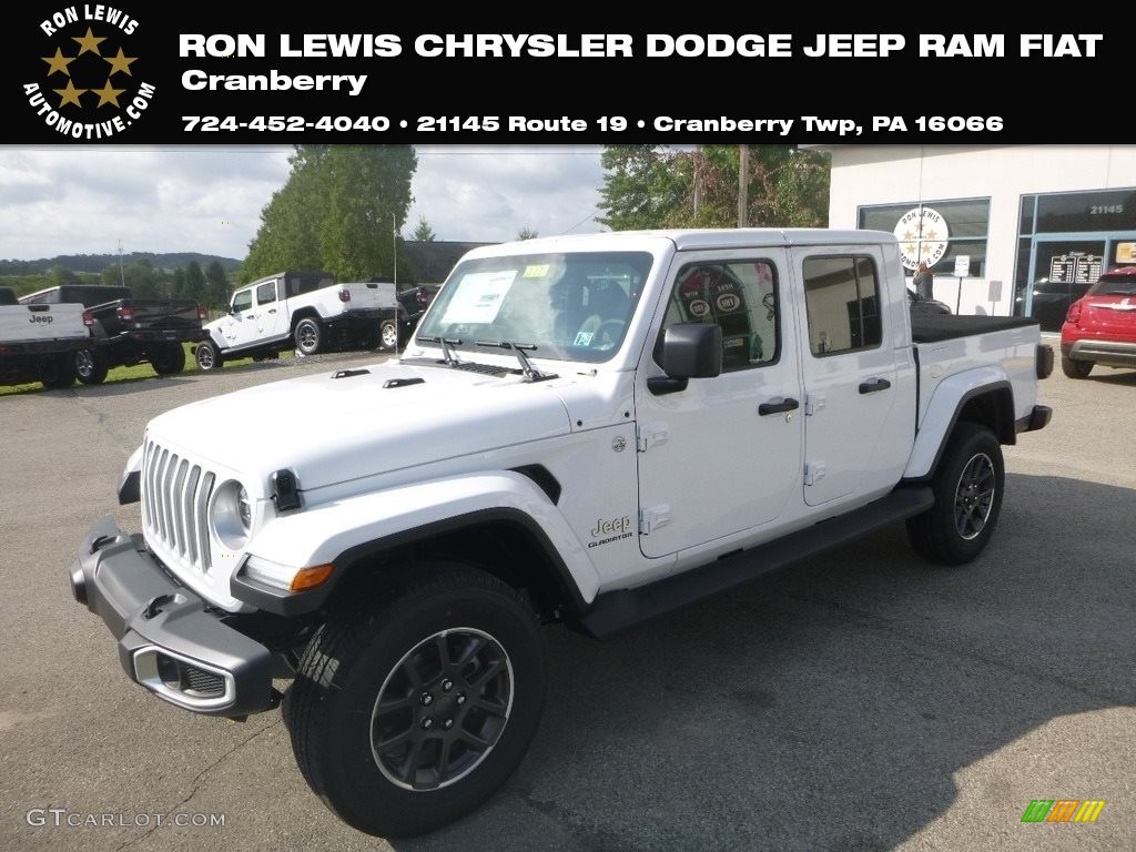 Bright White Jeep Gladiator