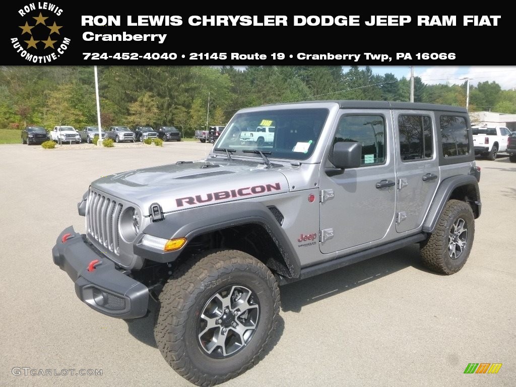 2020 Wrangler Unlimited Rubicon 4x4 - Billet Silver Metallic / Black photo #1