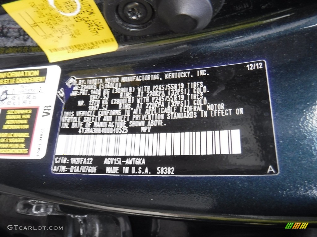 2013 Venza LE AWD - Cosmic Gray Mica / Ivory photo #24