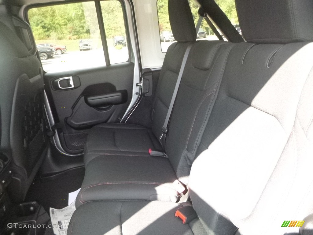 Black Interior 2020 Jeep Wrangler Unlimited Rubicon 4x4 Photo #135048147