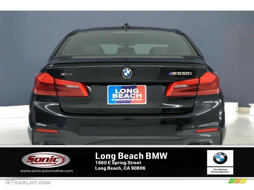 2020 5 Series M550i xDrive Sedan - Black Sapphire Metallic / Black photo #3