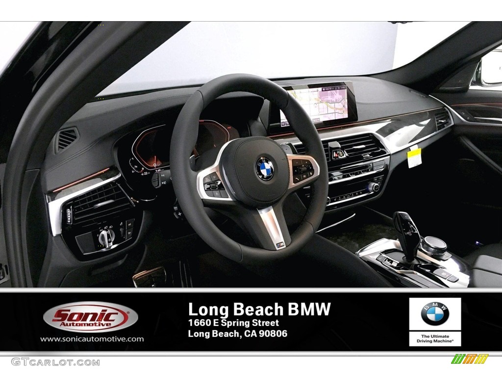 2020 5 Series M550i xDrive Sedan - Black Sapphire Metallic / Black photo #4
