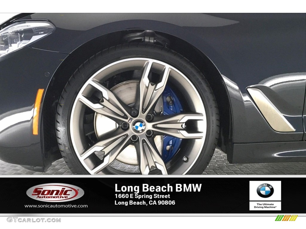 2020 5 Series M550i xDrive Sedan - Black Sapphire Metallic / Black photo #9