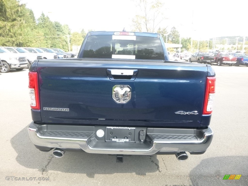 2020 1500 Big Horn Crew Cab 4x4 - Patriot Blue Pearl / Black/Diesel Gray photo #4