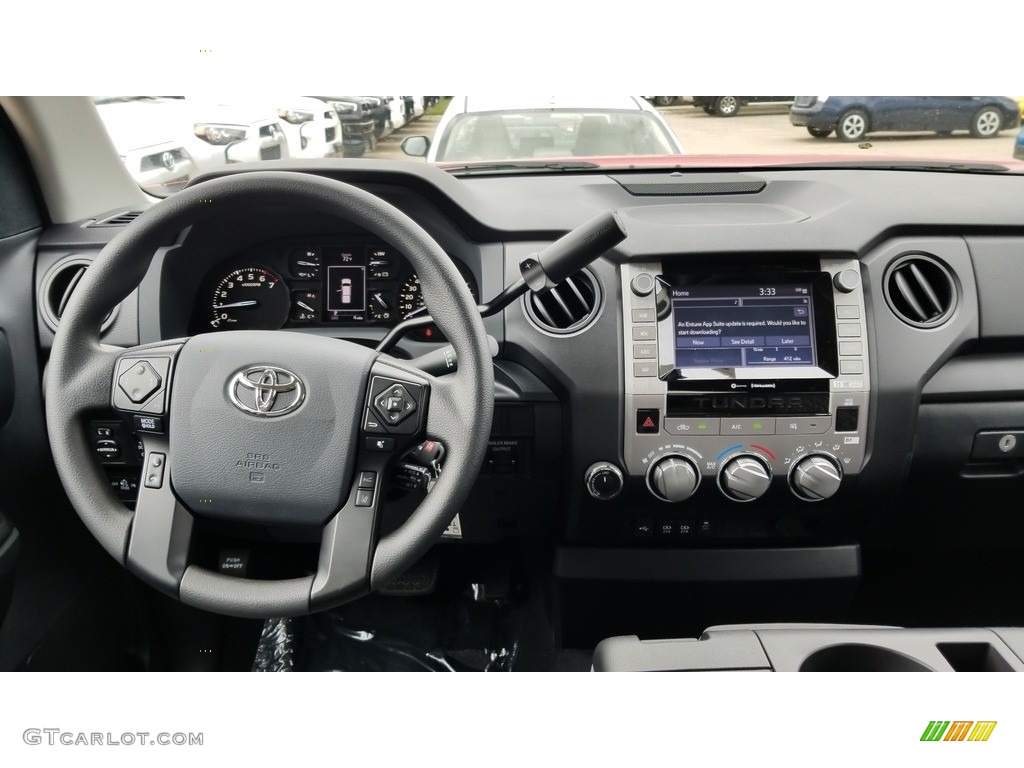 2020 Toyota Tundra SR5 Double Cab 4x4 Graphite Dashboard Photo #135051849