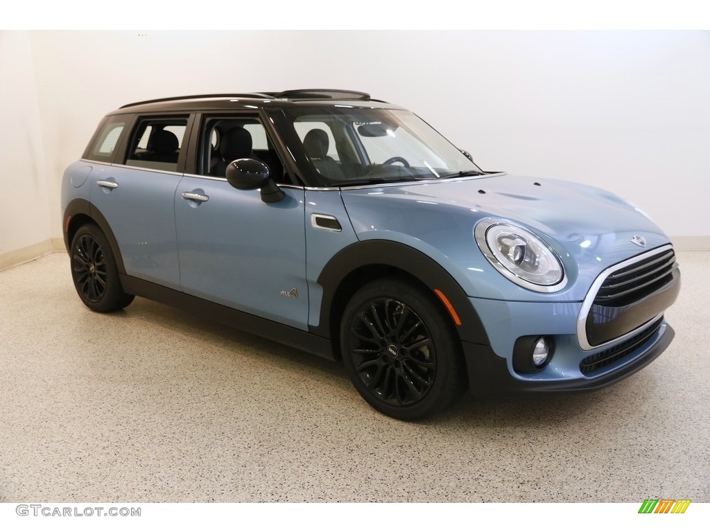 2017 Clubman Cooper ALL4 - Digital Blue Metallic / Carbon Black photo #1