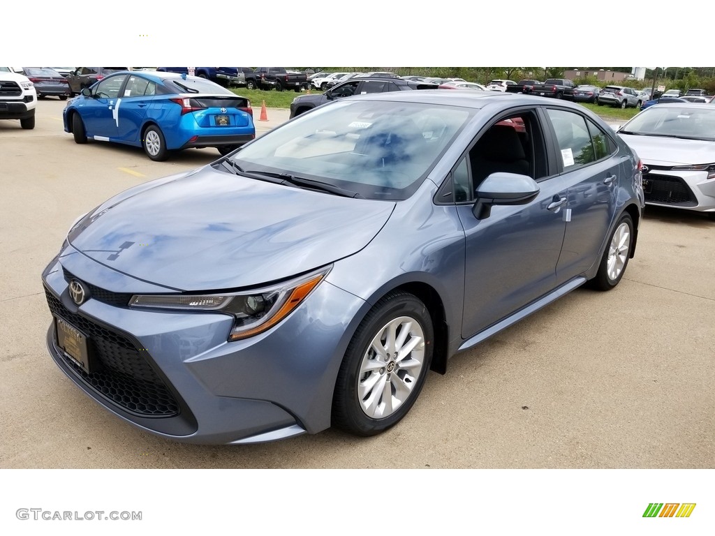 Celestite Gray Metallic 2020 Toyota Corolla LE Exterior Photo #135052281
