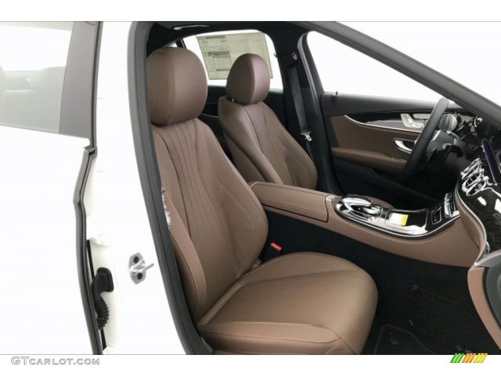 Nut Brown/Black Interior 2020 Mercedes-Benz E 350 Sedan Photo #135053208