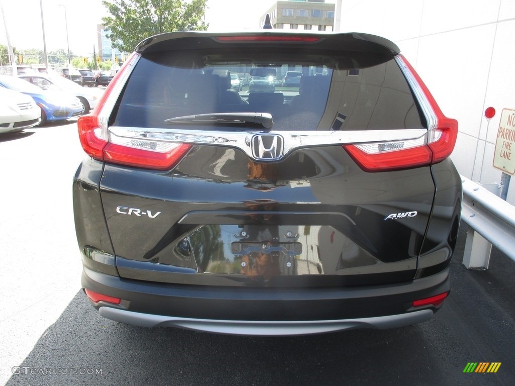2017 CR-V EX-L AWD - Dark Olive Metallic / Black photo #4