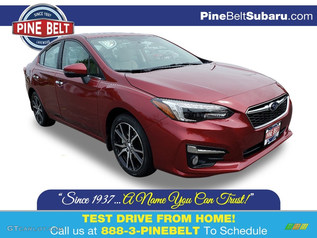 Crimson Red Pearl Subaru Impreza