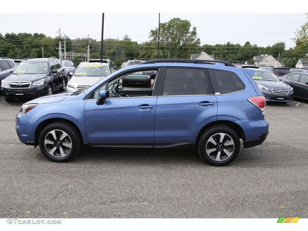 2017 Forester 2.5i Limited - Quartz Blue Pearl / Gray photo #8
