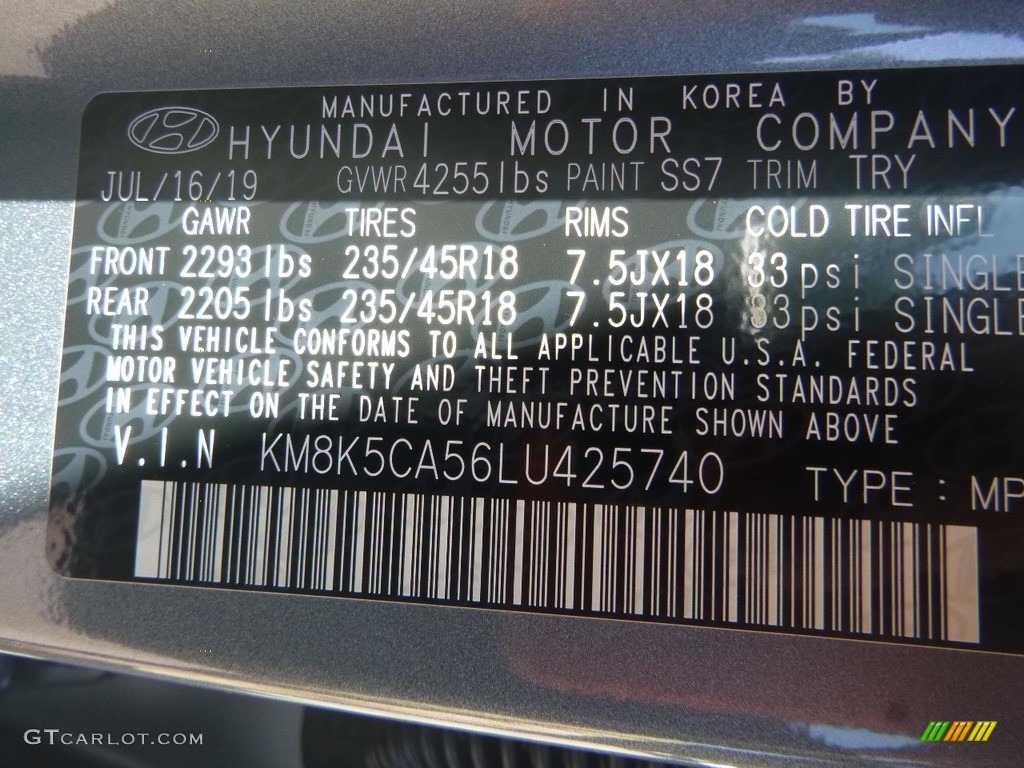 2020 Kona Color Code SS7 for Sonic Silver Photo #135053979