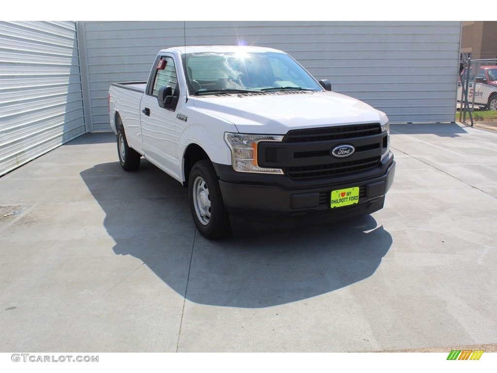 2019 F150 XL Regular Cab - Oxford White / Earth Gray photo #2