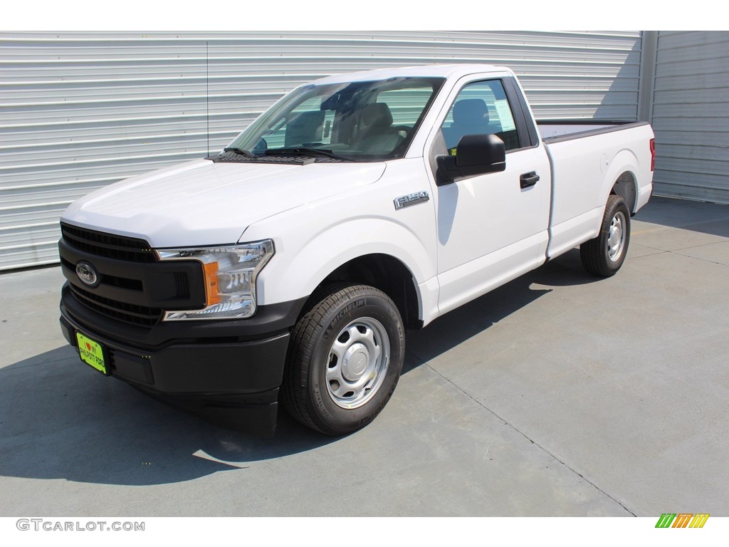 2019 F150 XL Regular Cab - Oxford White / Earth Gray photo #4