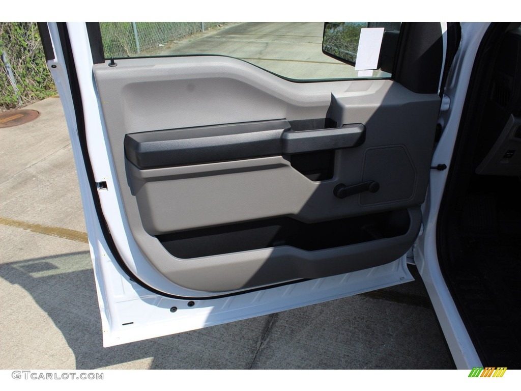 2019 F150 XL Regular Cab - Oxford White / Earth Gray photo #9