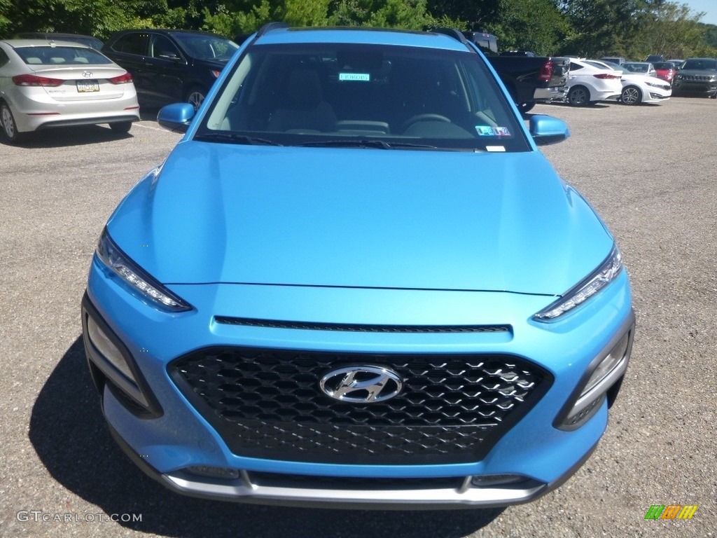 2020 Kona SEL AWD - Surf Blue / Black photo #4