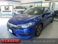 Aegean Blue Metallic 2017 Honda Civic LX-P Coupe