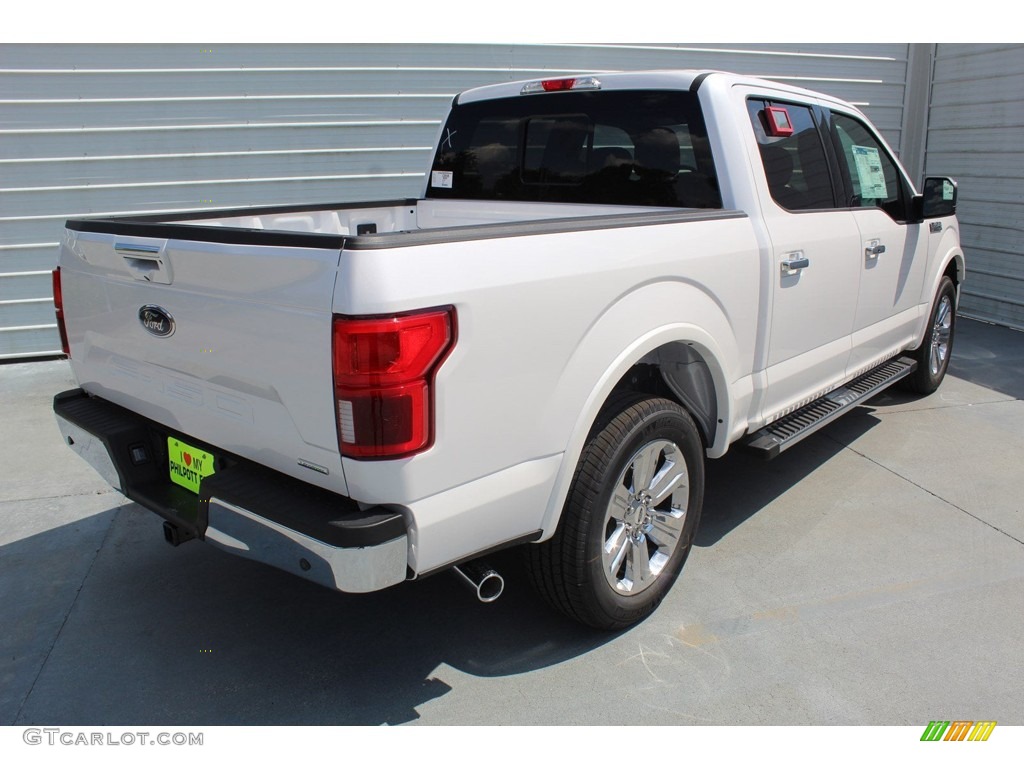 2019 F150 XLT SuperCrew - White Platinum / Black photo #8