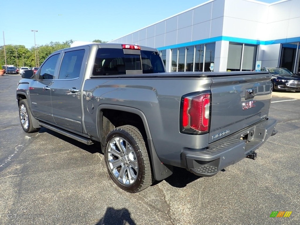 2018 Sierra 1500 Denali Crew Cab 4WD - Mineral Metallic / Cocoa/­Dark Sand photo #4