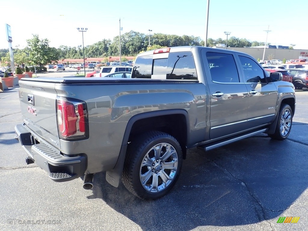 2018 Sierra 1500 Denali Crew Cab 4WD - Mineral Metallic / Cocoa/­Dark Sand photo #8