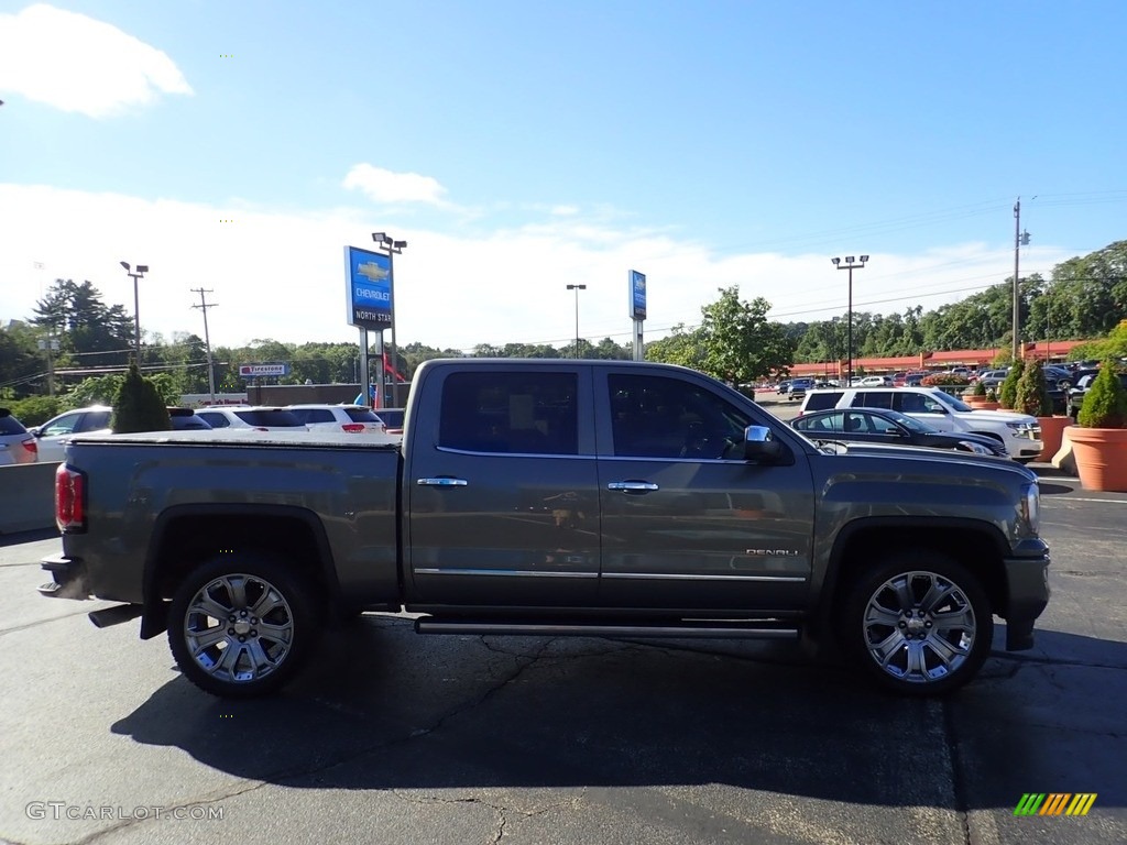 2018 Sierra 1500 Denali Crew Cab 4WD - Mineral Metallic / Cocoa/­Dark Sand photo #9