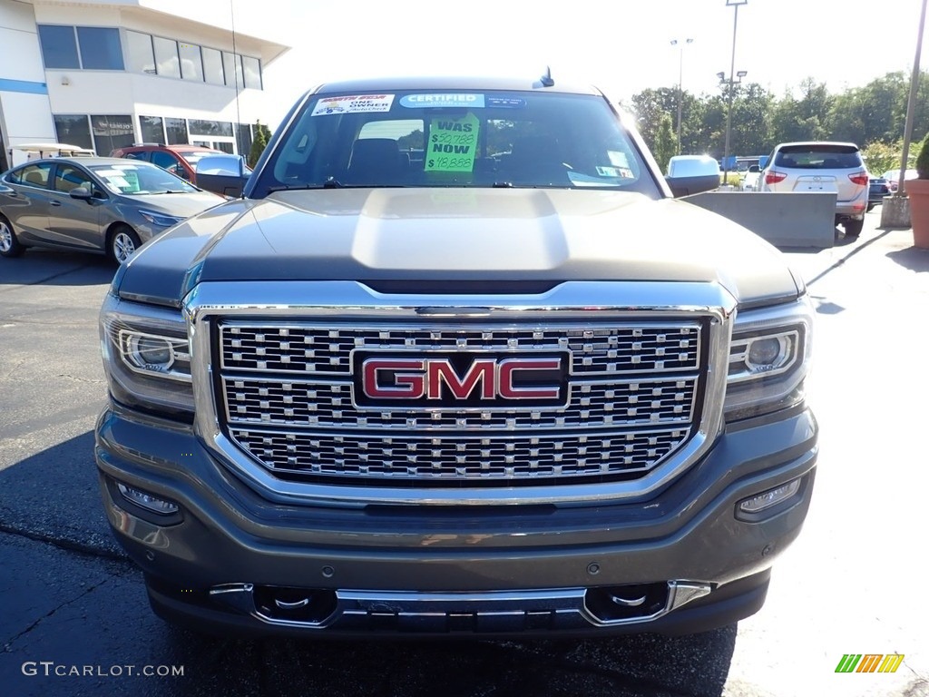 2018 Sierra 1500 Denali Crew Cab 4WD - Mineral Metallic / Cocoa/­Dark Sand photo #11