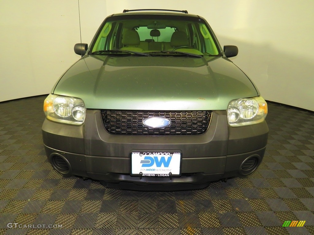 2006 Escape XLS 4WD - Titanium Green Metallic / Medium/Dark Flint photo #4