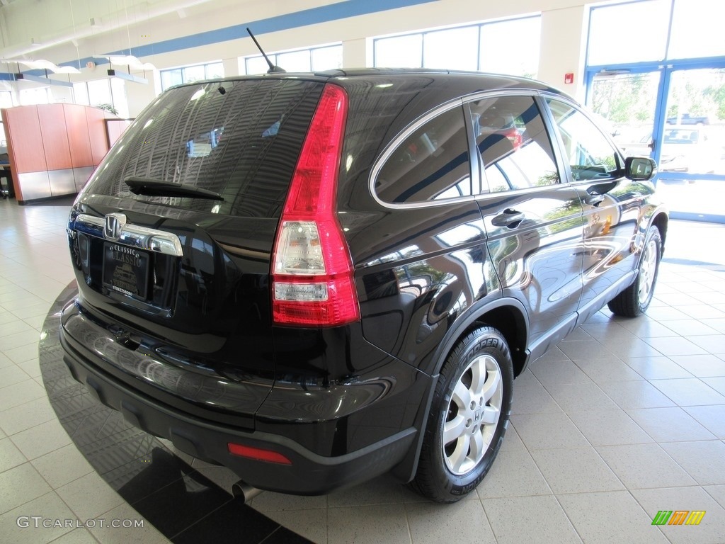 2008 CR-V EX 4WD - Nighthawk Black Pearl / Black photo #7