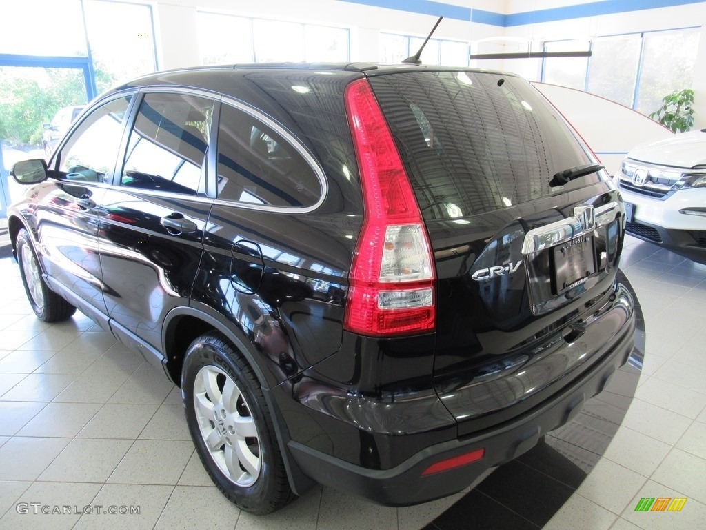 2008 CR-V EX 4WD - Nighthawk Black Pearl / Black photo #9