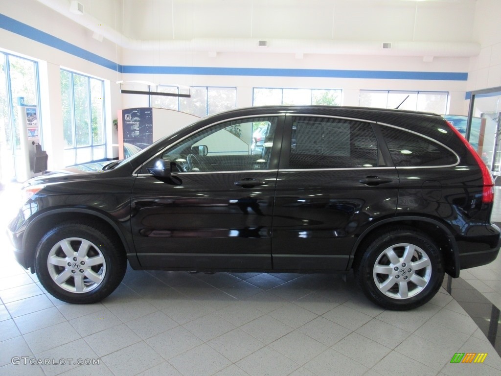 2008 CR-V EX 4WD - Nighthawk Black Pearl / Black photo #10