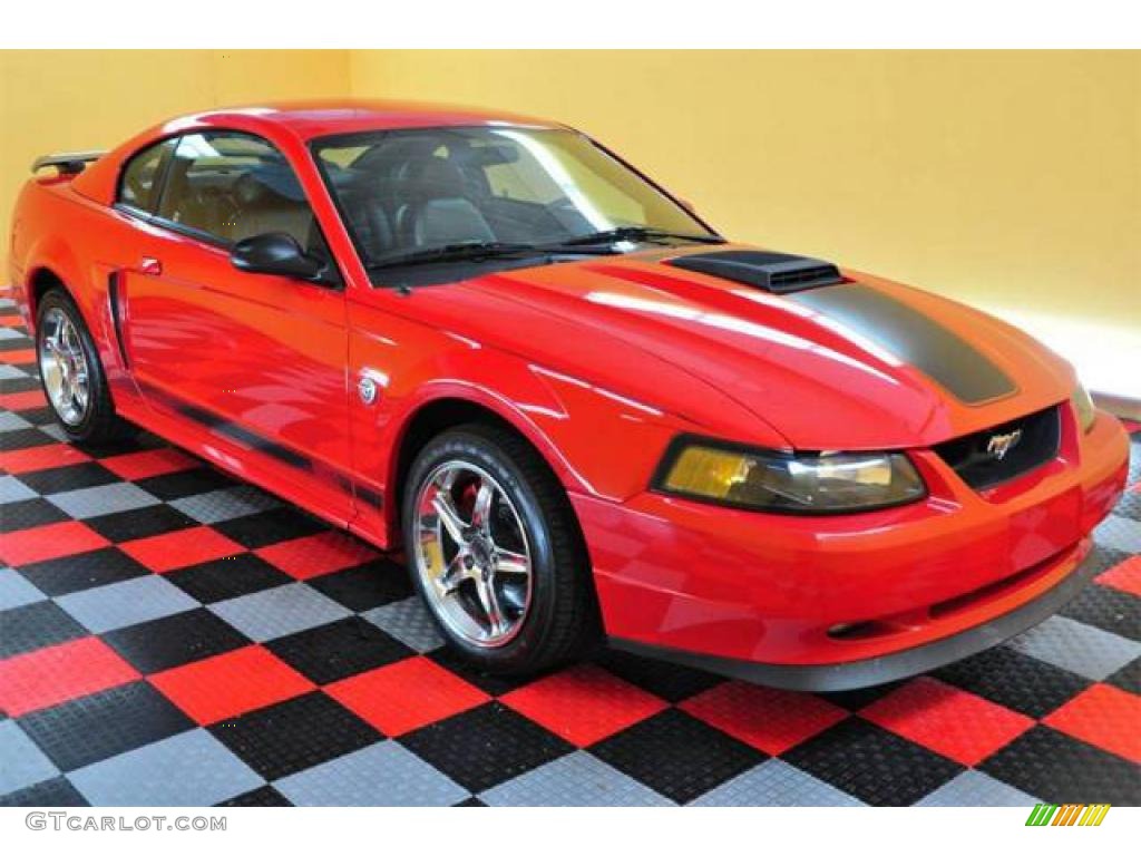 2004 Mustang Mach 1 Coupe - Torch Red / Dark Charcoal photo #1