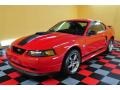 2004 Torch Red Ford Mustang Mach 1 Coupe  photo #3