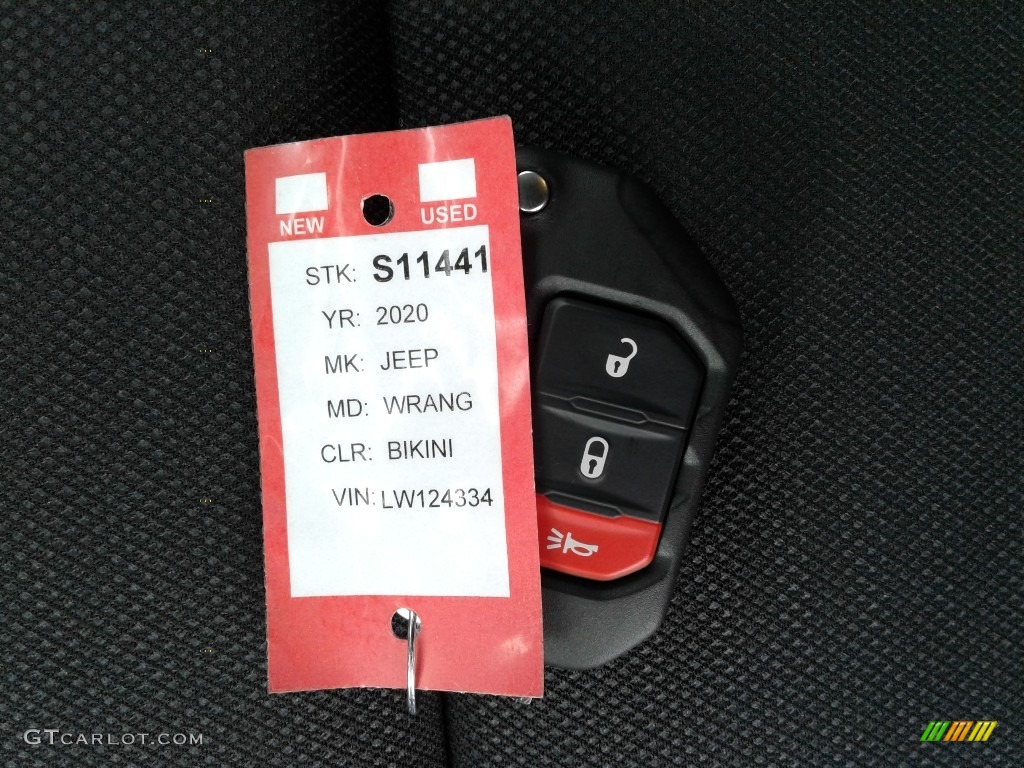 2020 Jeep Wrangler Sport 4x4 Keys Photo #135058288