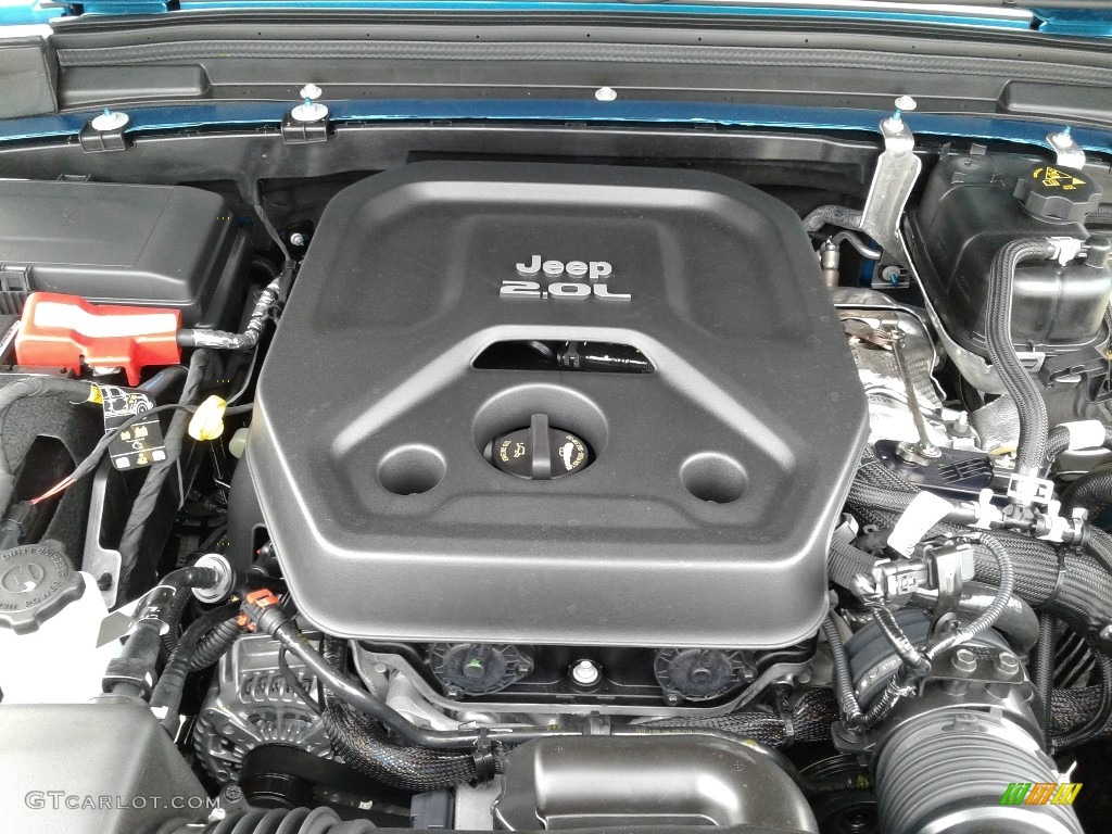 2020 Jeep Wrangler Sport 4x4 2.0 Liter Turbocharged DOHC 16-Valve VVT 4 Cylinder Engine Photo #135058308