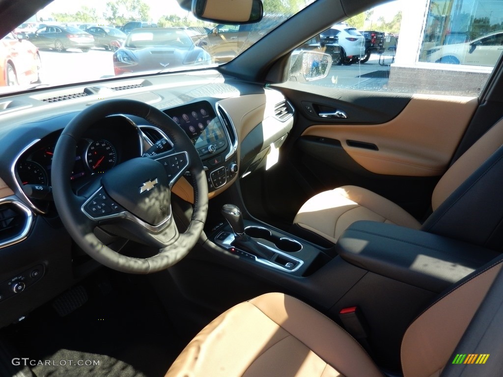 Jet Black/Brandy Interior 2020 Chevrolet Equinox Premier AWD Photo #135058815