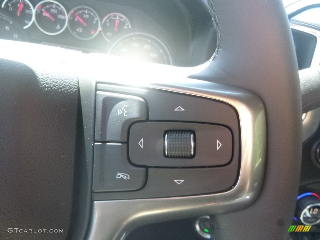 2020 Chevrolet Silverado 1500 LT Trail Boss Crew Cab 4x4 Jet Black Steering Wheel Photo #135059271