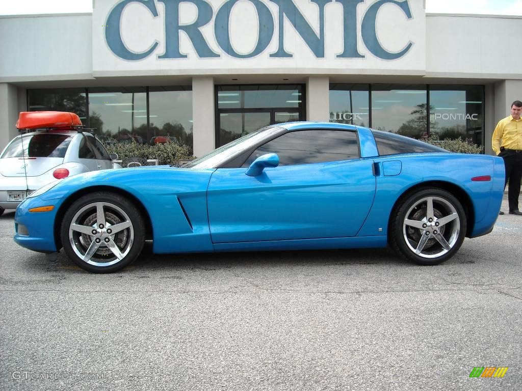 2008 Corvette Coupe - Jetstream Blue Metallic / Titanium photo #1
