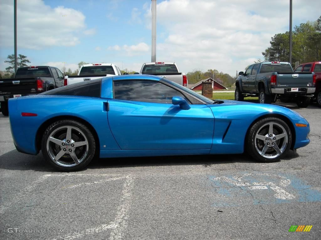 2008 Corvette Coupe - Jetstream Blue Metallic / Titanium photo #5