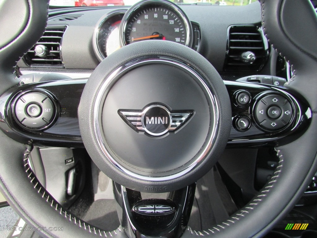2019 Mini Clubman Cooper All4 Carbon Black Steering Wheel Photo #135060651