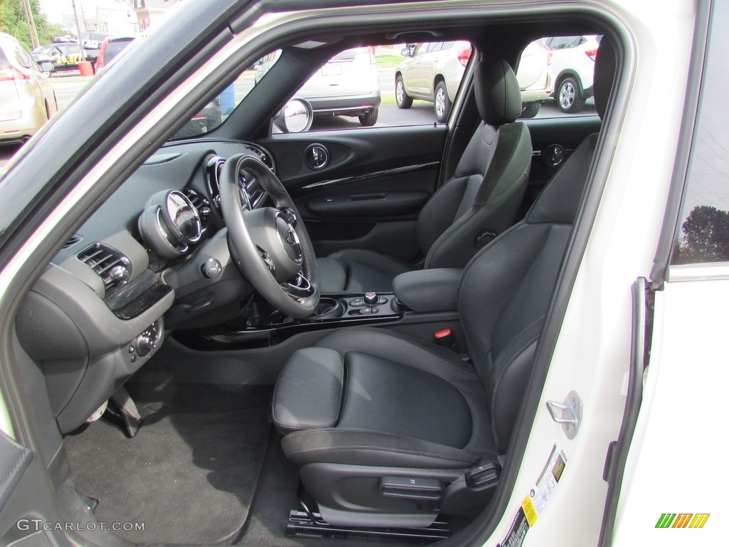 Carbon Black Interior 2019 Mini Clubman Cooper All4 Photo #135060675