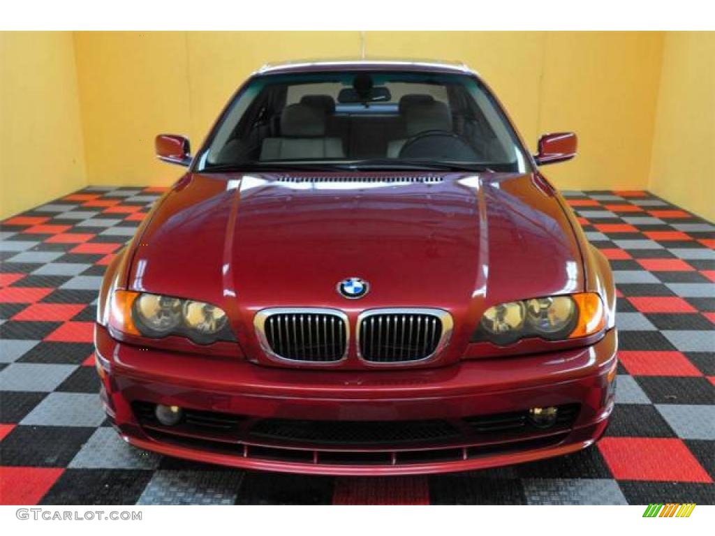 2000 3 Series 328i Coupe - Siena Red Metallic / Sand photo #2