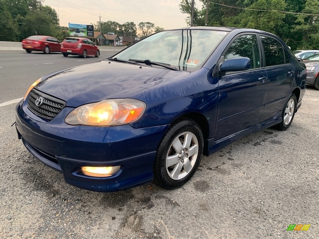 2006 Corolla LE - Indigo Ink Pearl / Beige photo #7