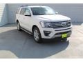 2019 White Platinum Metallic Tri-Coat Ford Expedition XLT  photo #2