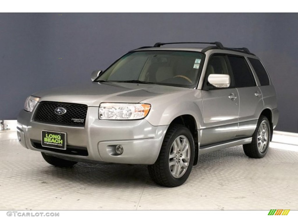 2007 Forester 2.5 X L.L.Bean Edition - Crystal Gray Metallic / Desert Beige photo #12