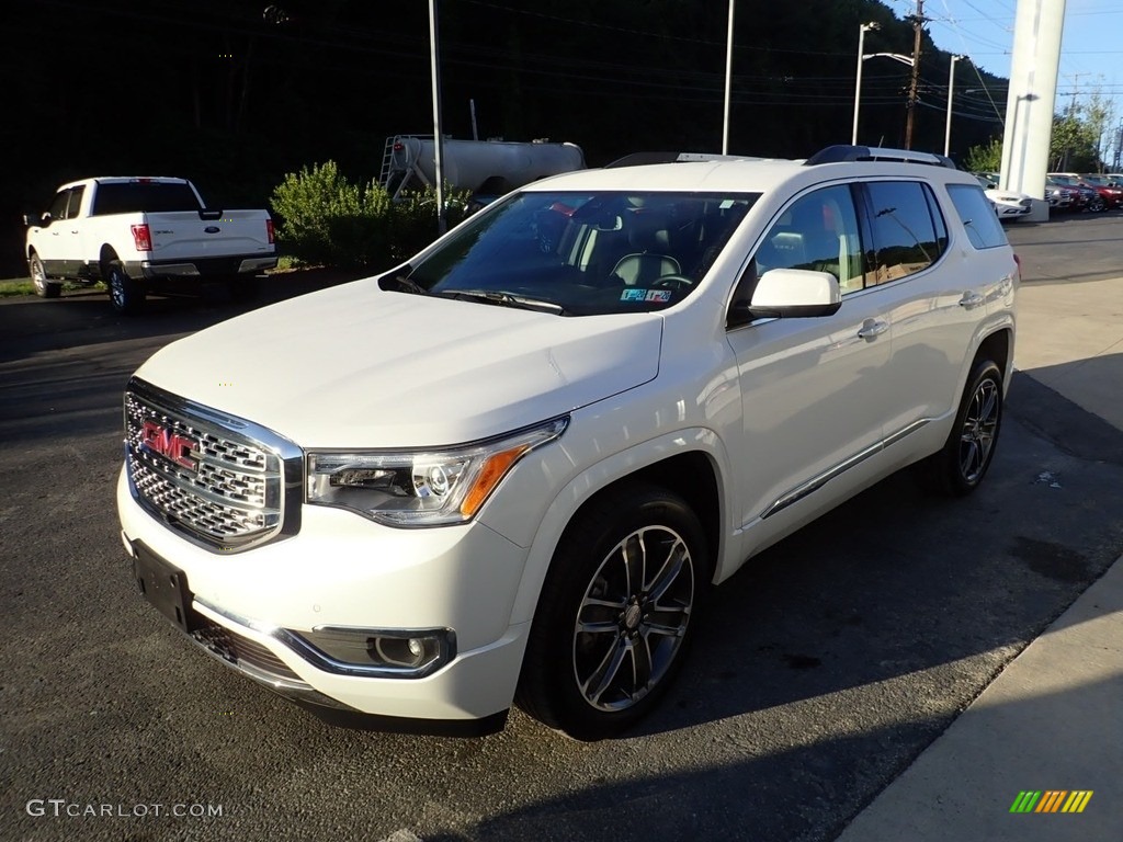 White Frost Tricoat 2019 GMC Acadia Denali AWD Exterior Photo #135063591