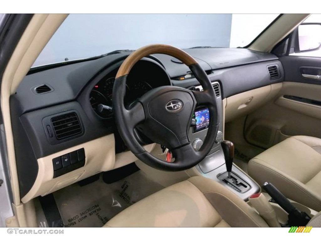 2007 Forester 2.5 X L.L.Bean Edition - Crystal Gray Metallic / Desert Beige photo #17