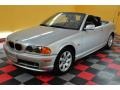 2001 Titanium Silver Metallic BMW 3 Series 325i Convertible  photo #1